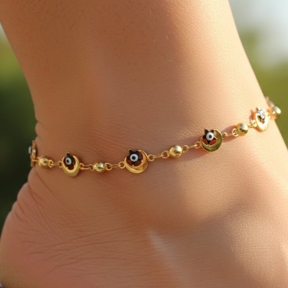 "Elegant Handmade Anklet – Delicate Jewelry for Women, MAR092156